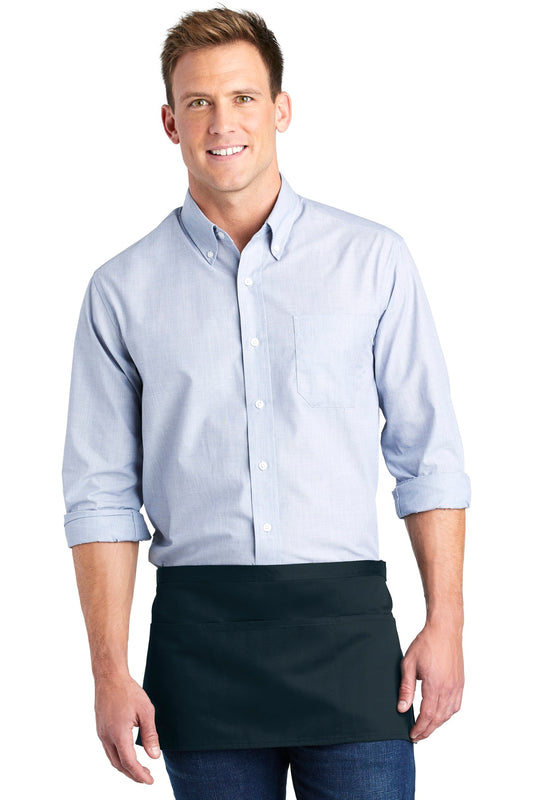 Port Authority Three-Pocket Waist Apron A602 Navy