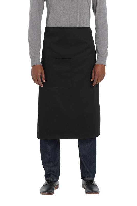 Port Authority Easy Care Full Bistro Apron with Stain Release A701 Black