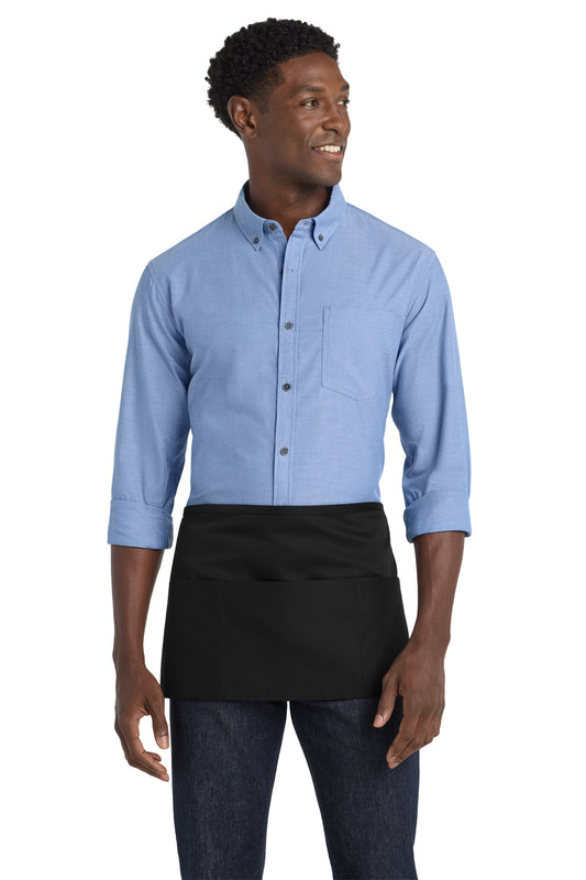 Port Authority Easy Care Waist Apron with Stain Release A702 Black