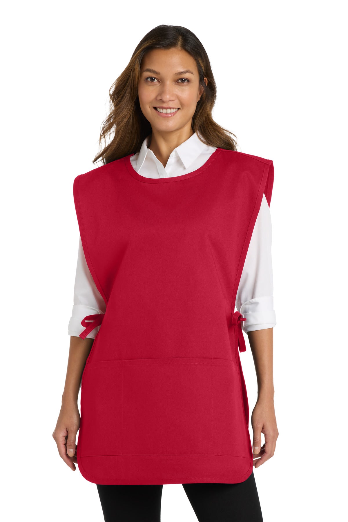 Port Authority Easy Care Cobbler Apron with Stain Release A705 Red
