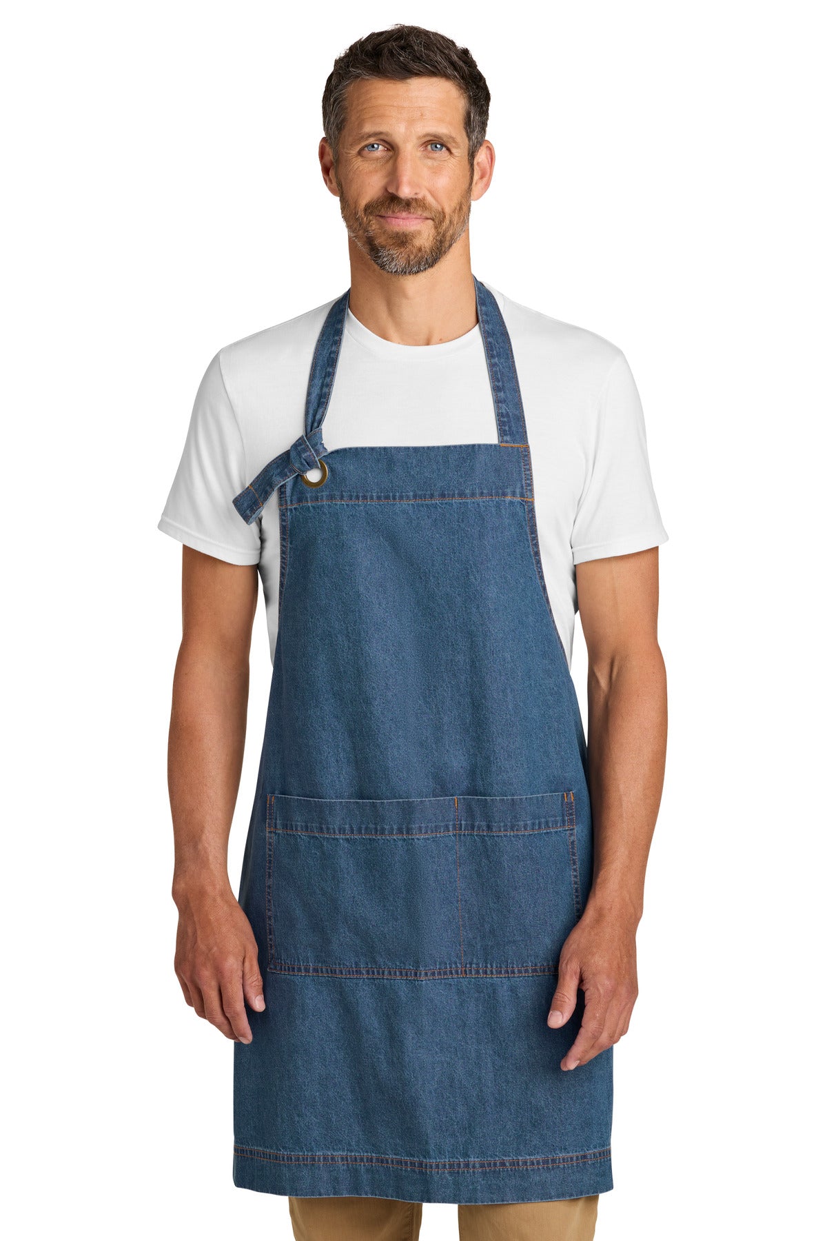 Port Authority Signature Denim Apron A901 Medium Denim