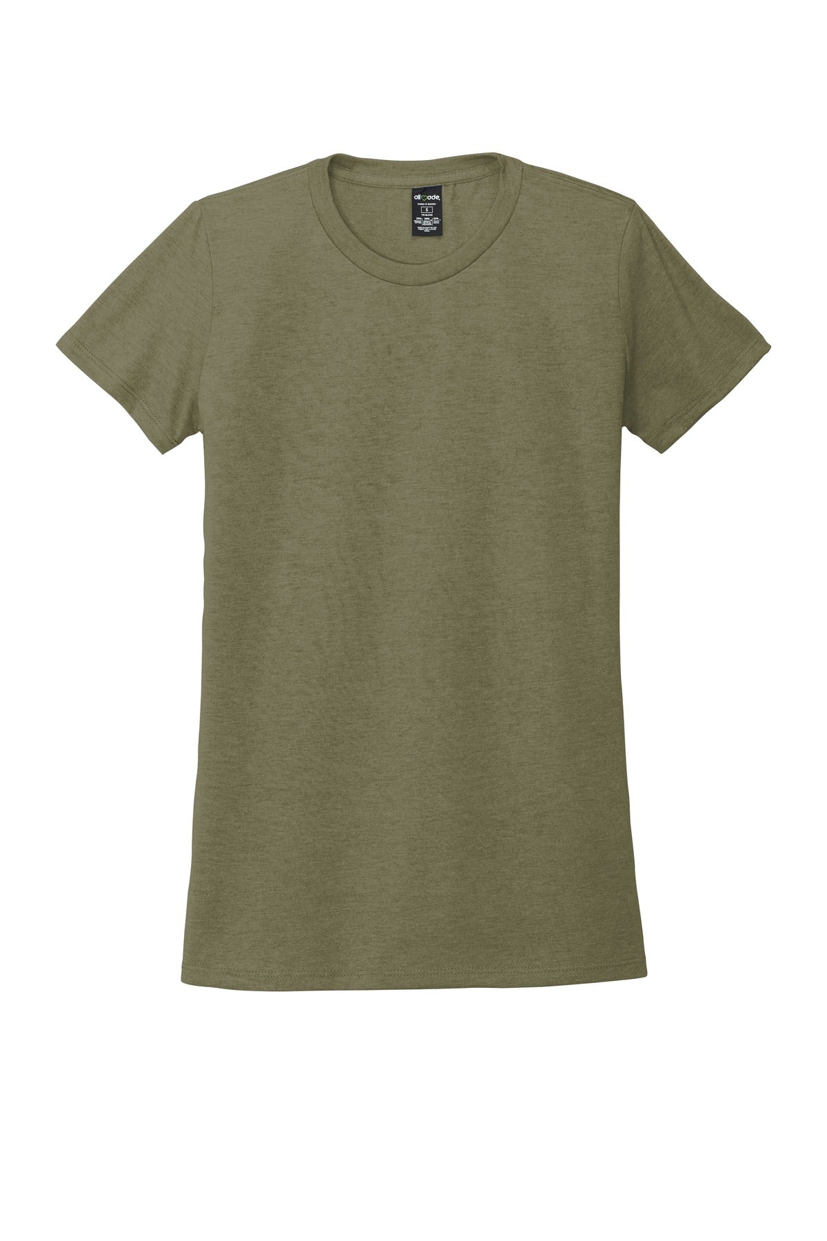 Allmade  Women's Tri-Blend Tee  AL2008 Olive You Green
