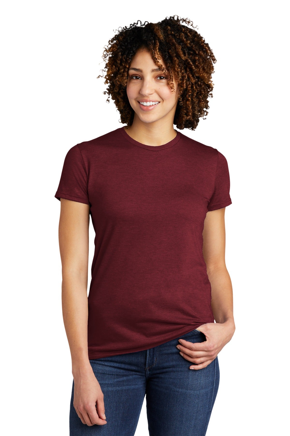 Allmade  Women's Tri-Blend Tee  AL2008 Vino Red