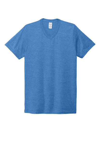 Allmade  Unisex Tri-Blend V-Neck Tee AL2014 Azure Blue