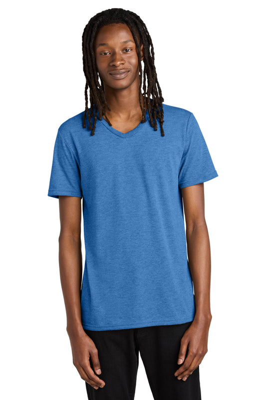 Allmade  Unisex Tri-Blend V-Neck Tee AL2014 Azure Blue