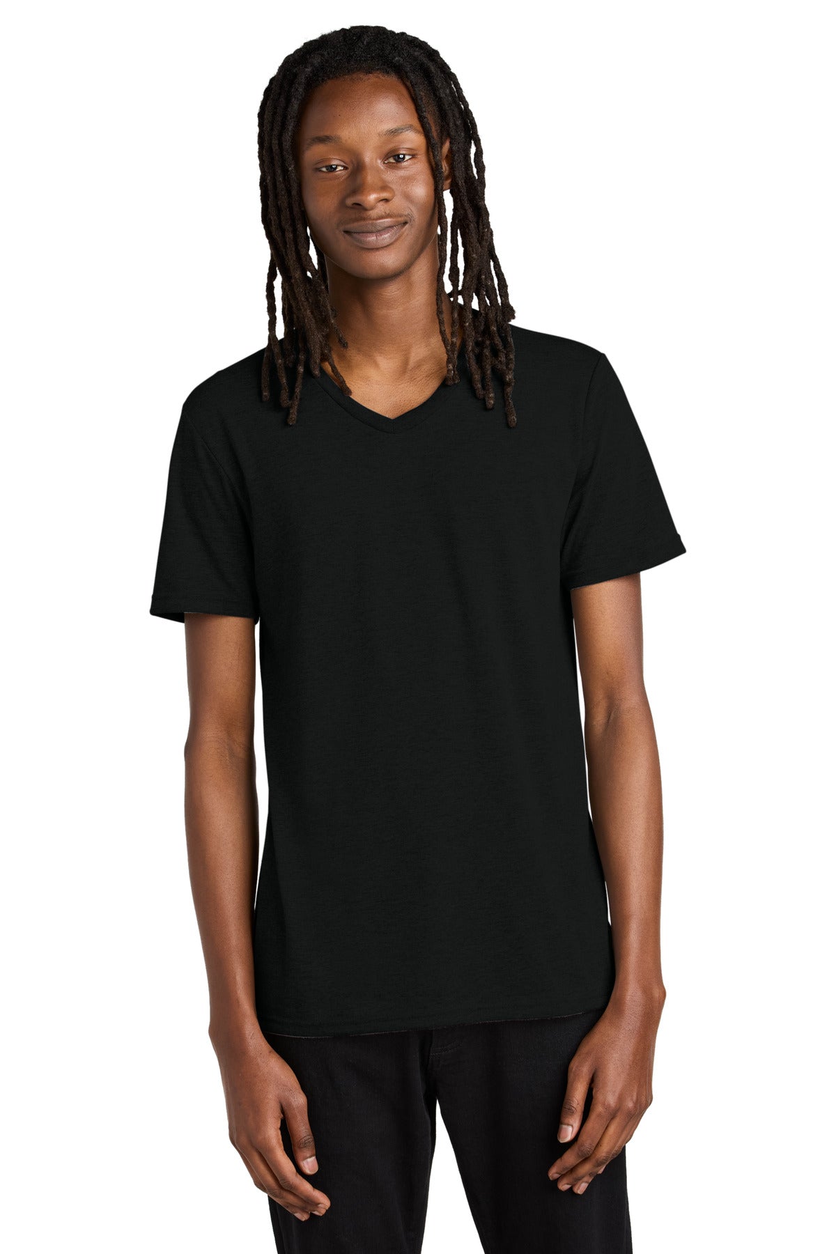 Allmade  Unisex Tri-Blend V-Neck Tee AL2014 Deep Black