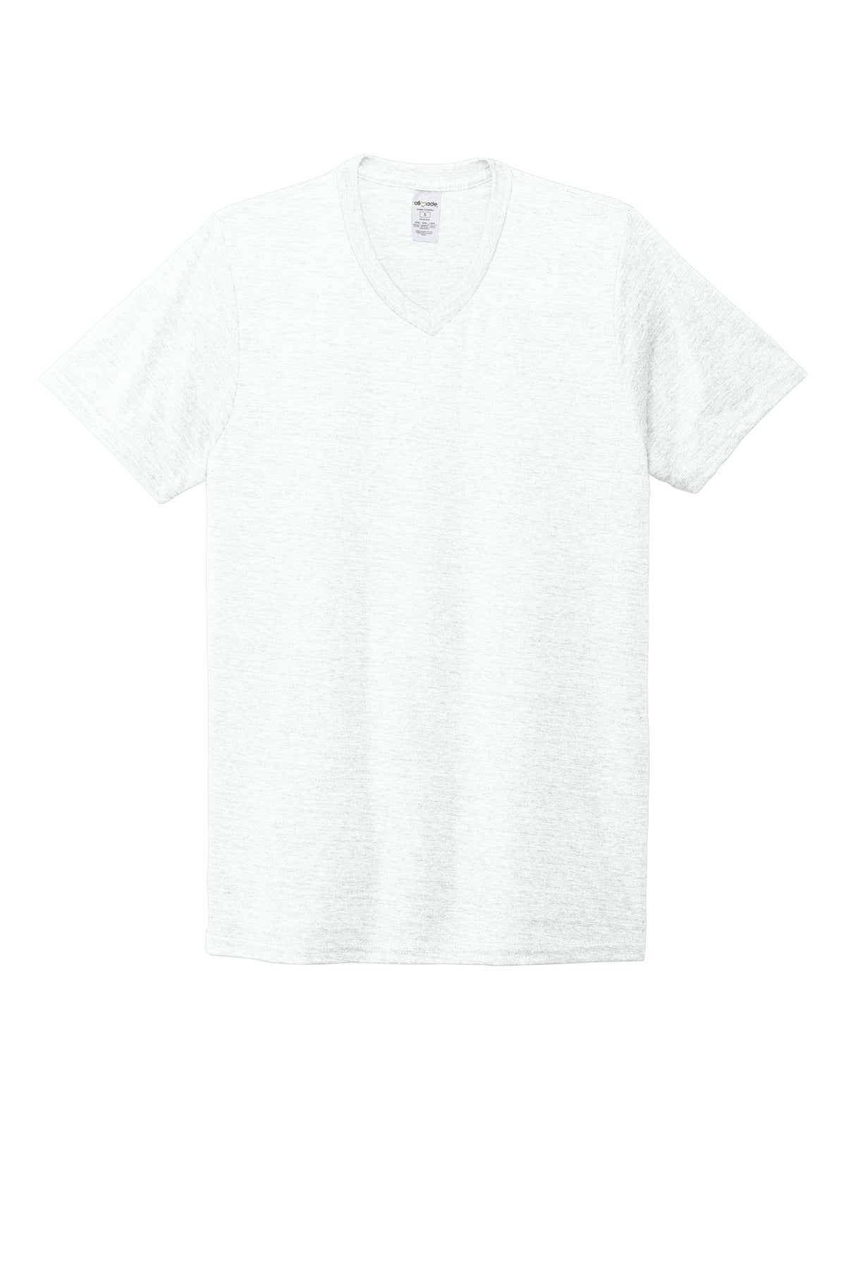 Allmade  Unisex Tri-Blend V-Neck Tee AL2014 Fairly White