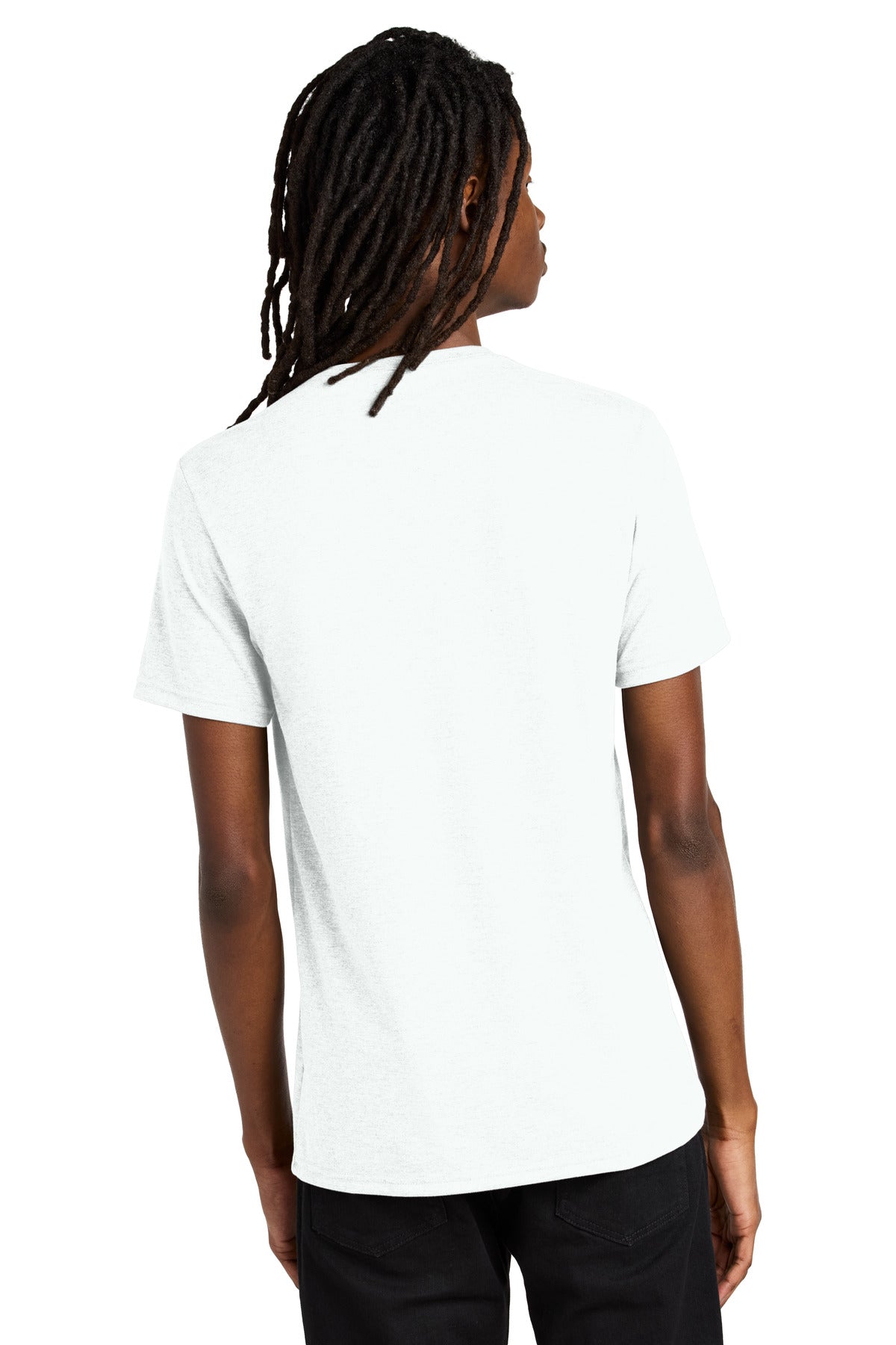Allmade  Unisex Tri-Blend V-Neck Tee AL2014 Fairly White