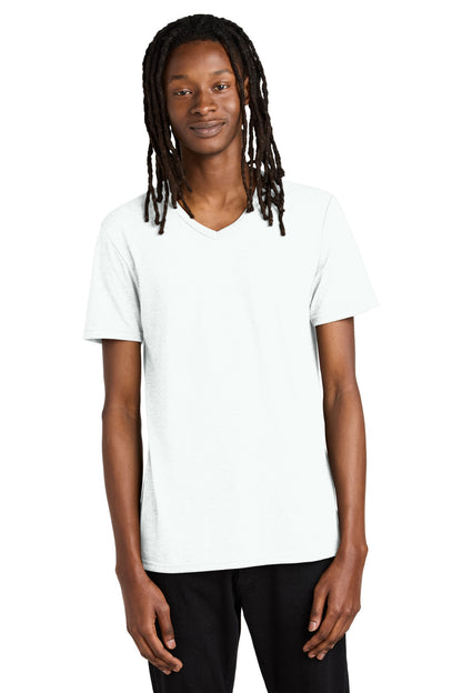 Allmade  Unisex Tri-Blend V-Neck Tee AL2014 Fairly White