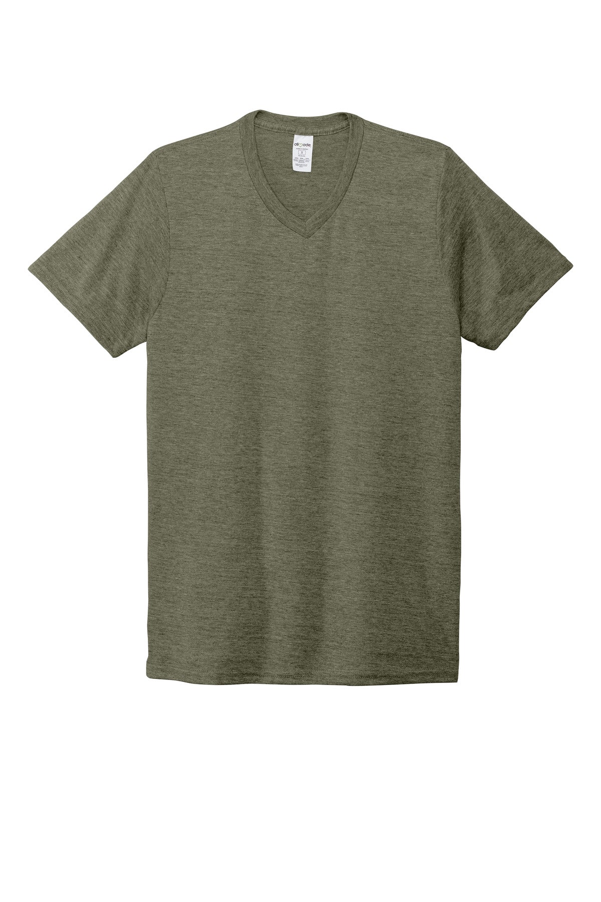 Allmade  Unisex Tri-Blend V-Neck Tee AL2014 Olive You Green