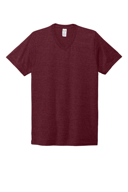 Allmade  Unisex Tri-Blend V-Neck Tee AL2014 Vino Red