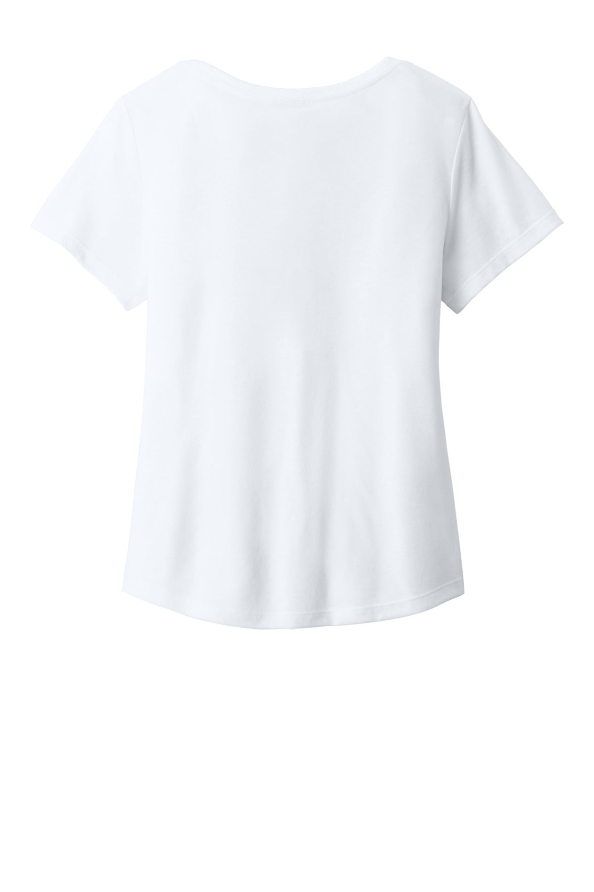 Allmade Women's Relaxed Tri-Blend Scoop Neck Tee AL2015 Bright White