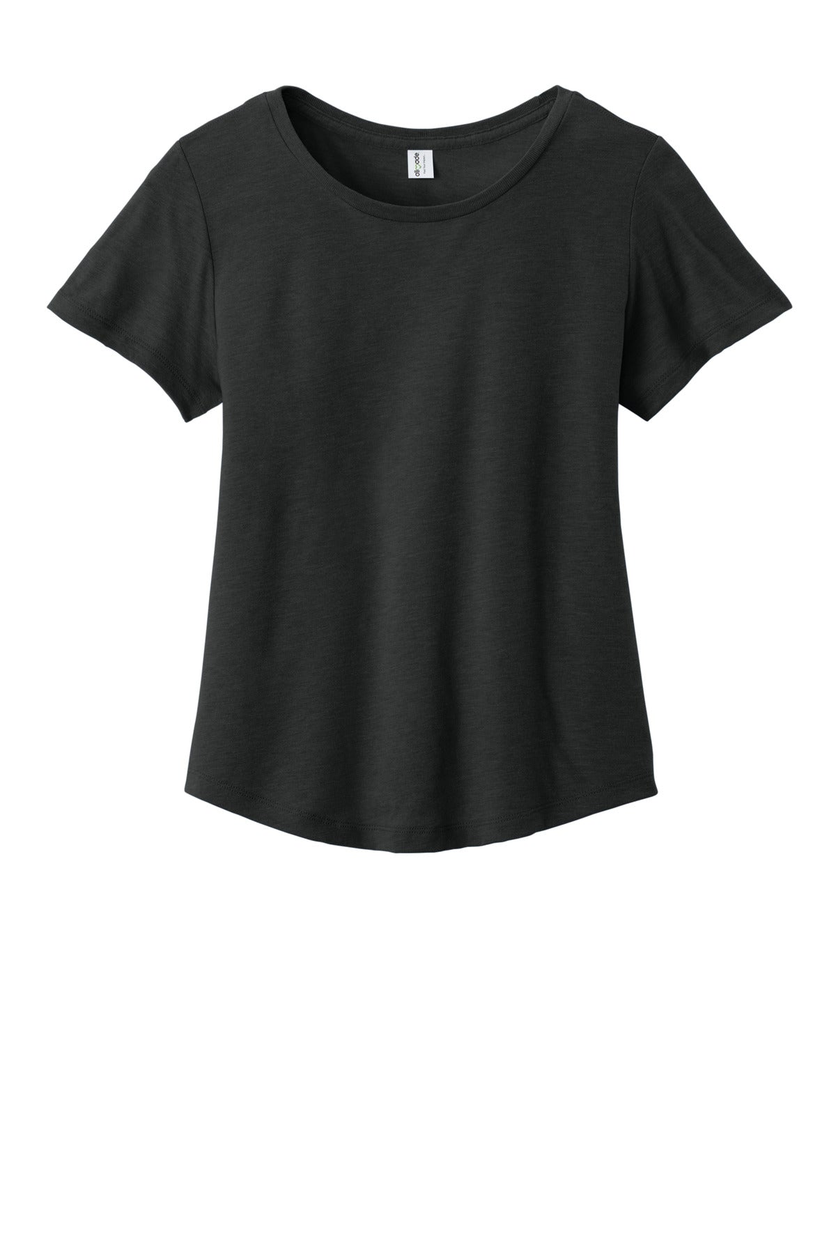 Allmade Women's Relaxed Tri-Blend Scoop Neck Tee AL2015 Deep Black