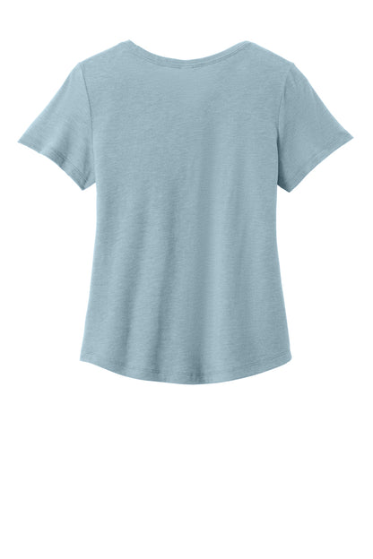 Allmade Women's Relaxed Tri-Blend Scoop Neck Tee AL2015 I Like You Blue