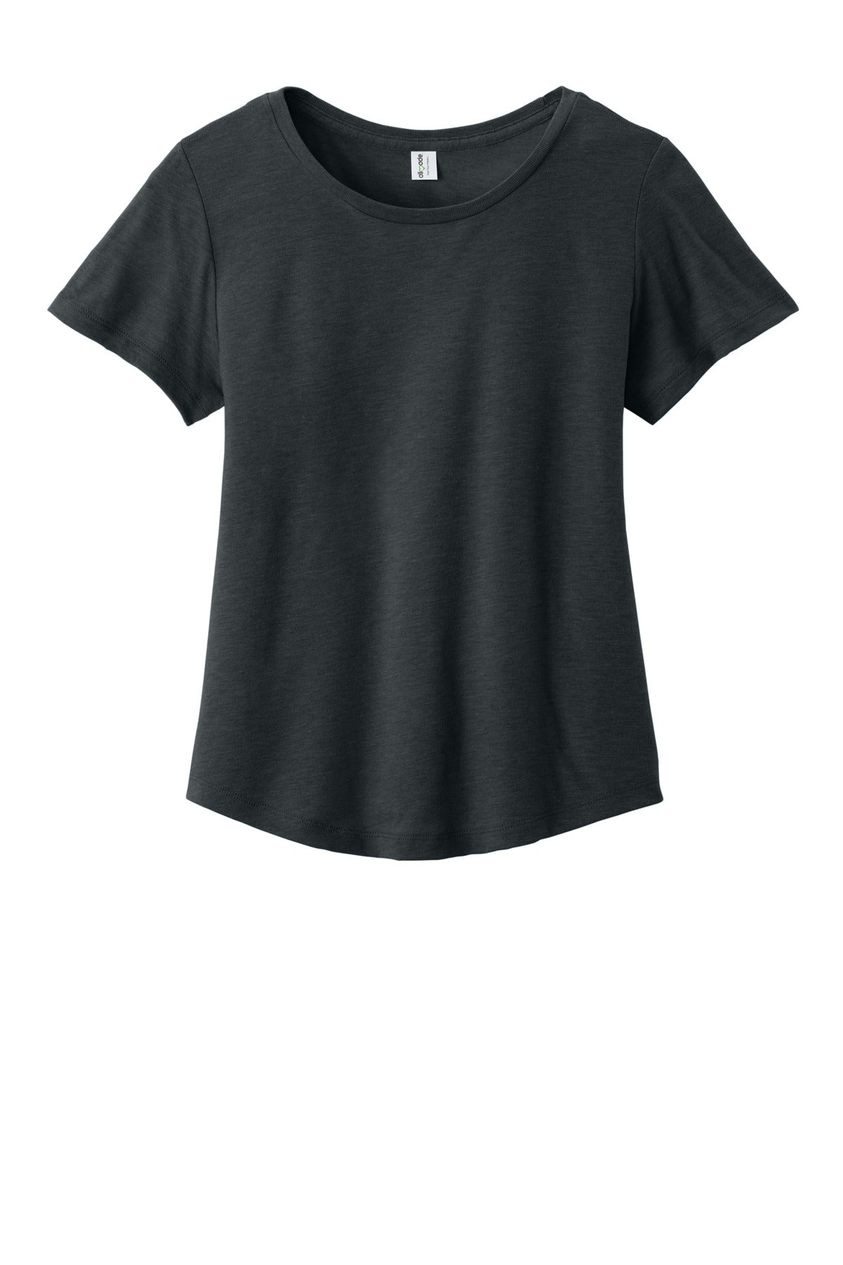 Allmade Women's Relaxed Tri-Blend Scoop Neck Tee AL2015 Space Black