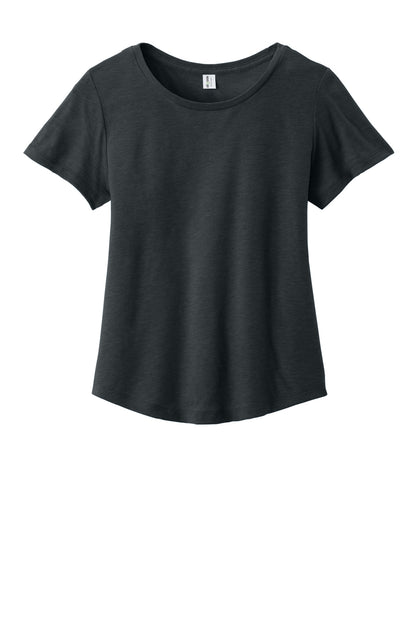 Allmade Women's Relaxed Tri-Blend Scoop Neck Tee AL2015 Space Black