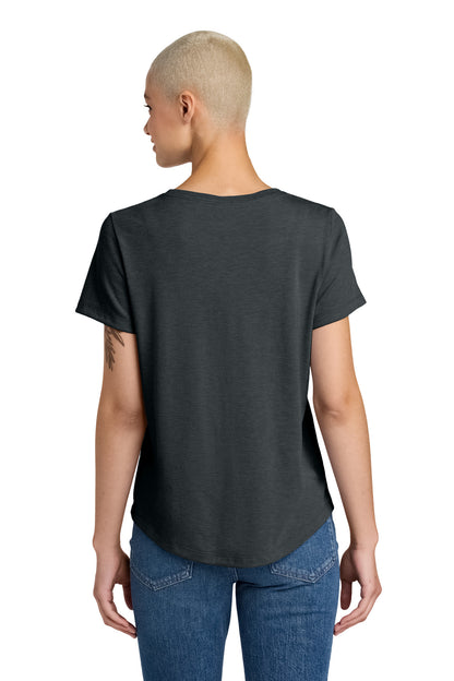 Allmade Women's Relaxed Tri-Blend Scoop Neck Tee AL2015 Space Black