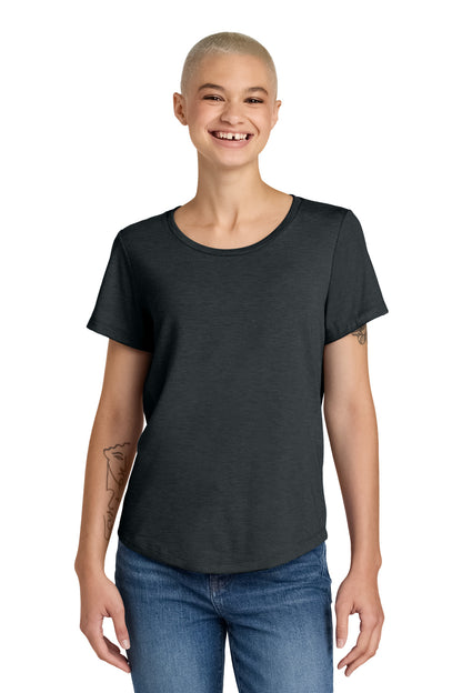 Allmade Women's Relaxed Tri-Blend Scoop Neck Tee AL2015 Space Black