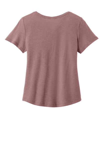 Allmade Women's Relaxed Tri-Blend Scoop Neck Tee AL2015 Vintage Rose