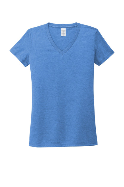 Allmade  Women's Tri-Blend V-Neck Tee AL2018 Azure Blue
