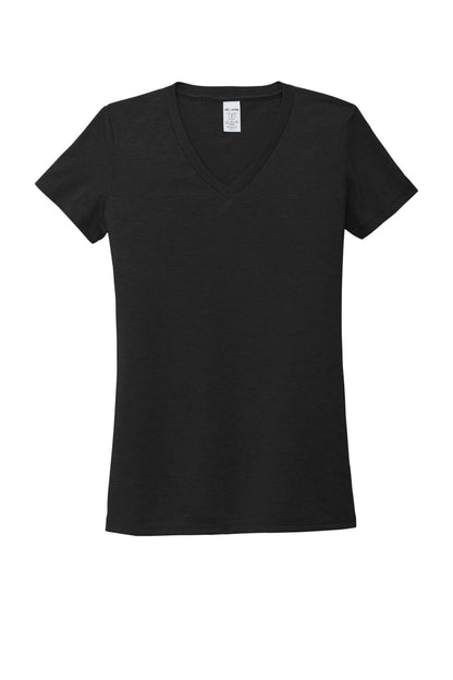 Allmade  Women's Tri-Blend V-Neck Tee AL2018 Deep Black