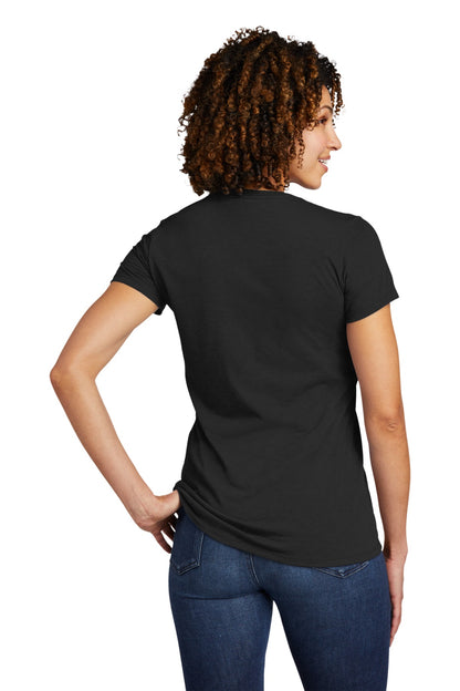 Allmade  Women's Tri-Blend V-Neck Tee AL2018 Deep Black