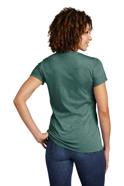Allmade  Women's Tri-Blend V-Neck Tee AL2018 Deep Sea Green
