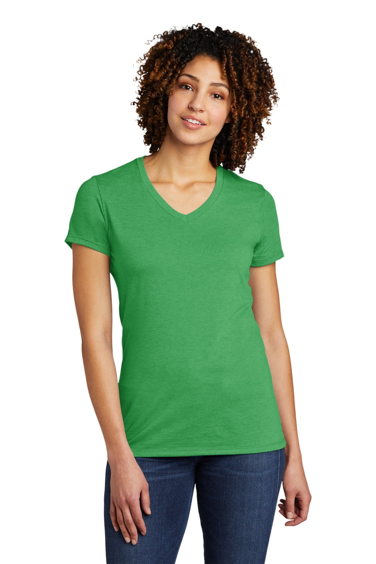 Allmade  Women's Tri-Blend V-Neck Tee AL2018 Enviro Green