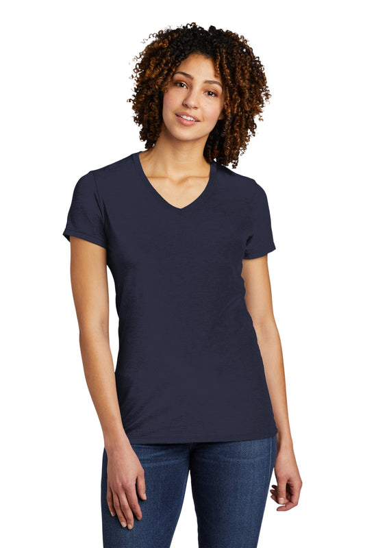 Allmade  Women's Tri-Blend V-Neck Tee AL2018 Night Sky Navy