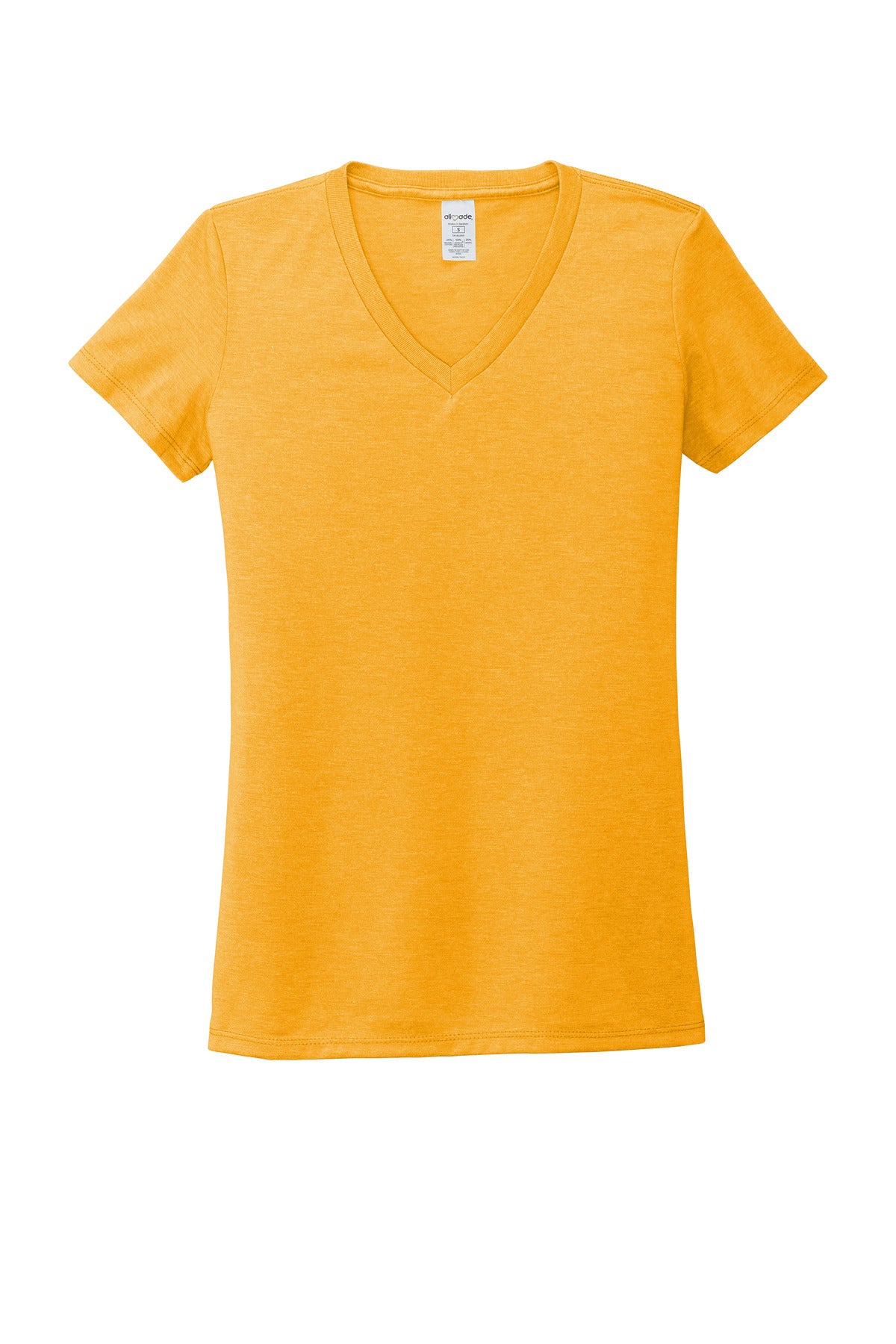 Allmade  Women's Tri-Blend V-Neck Tee AL2018 Orange You Fancy
