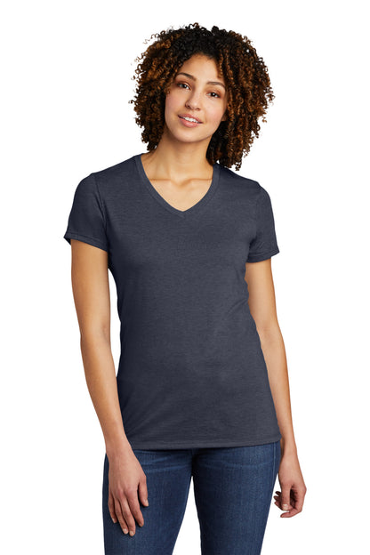 Allmade  Women's Tri-Blend V-Neck Tee AL2018 Rebel Blue