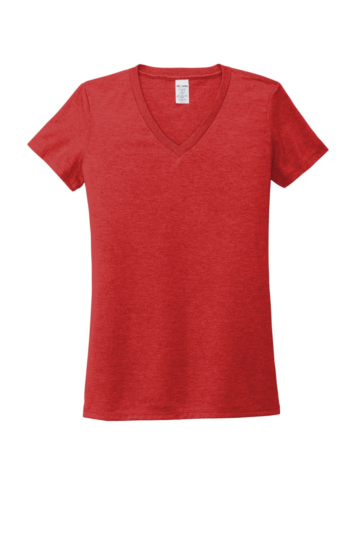 Allmade  Women's Tri-Blend V-Neck Tee AL2018 Rise Up Red