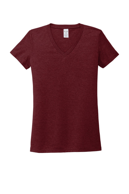 Allmade  Women's Tri-Blend V-Neck Tee AL2018 Vino Red