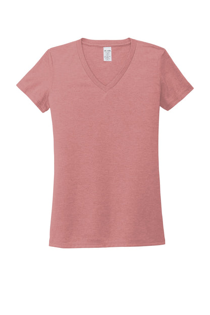Allmade  Women's Tri-Blend V-Neck Tee AL2018 Vintage Rose