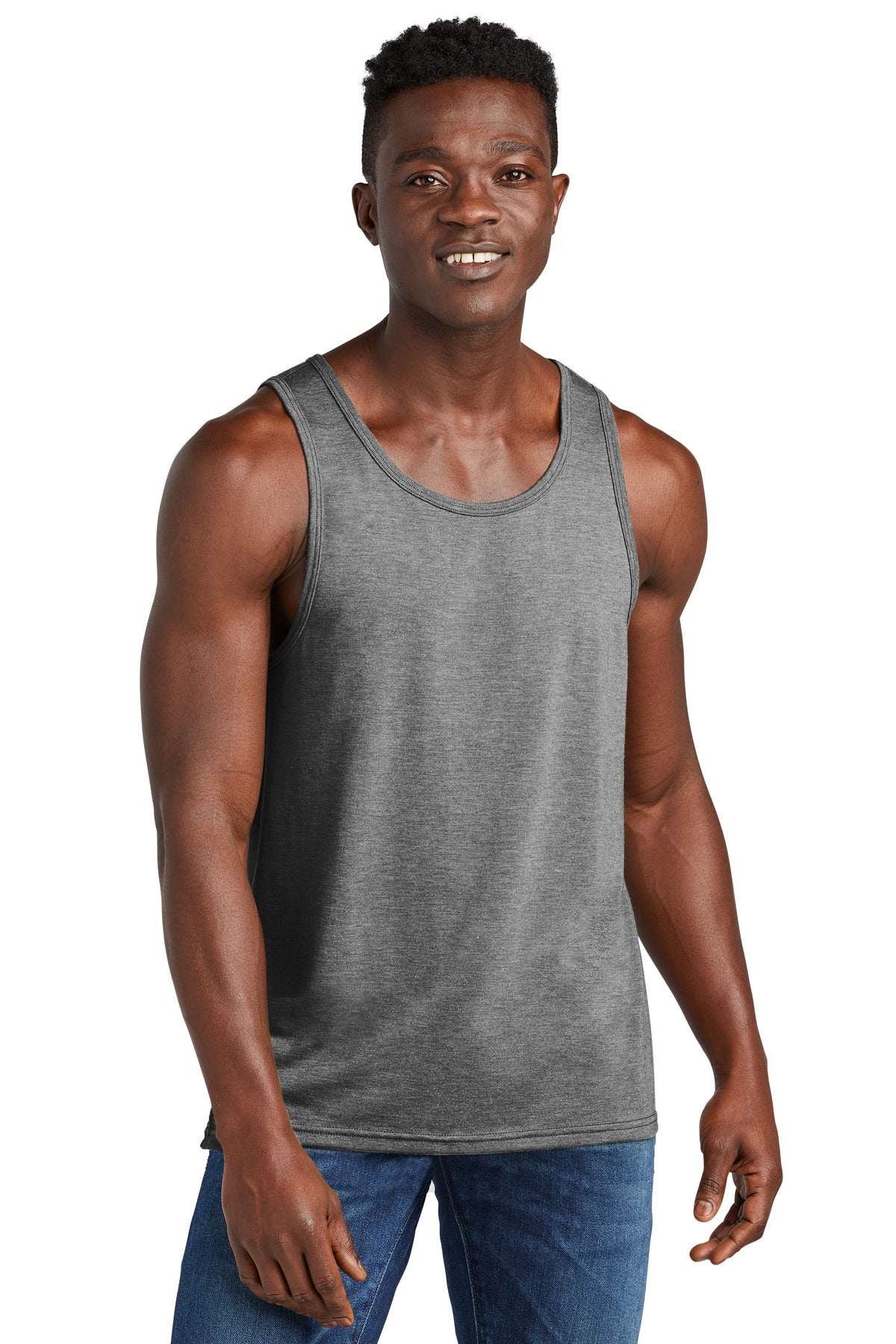 Allmade Unisex Tri-Blend Tank AL2019 Aluminum Grey
