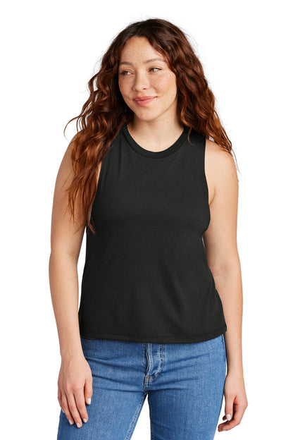 Allmade Women's Tri-Blend Muscle Tank AL2020 Deep Black