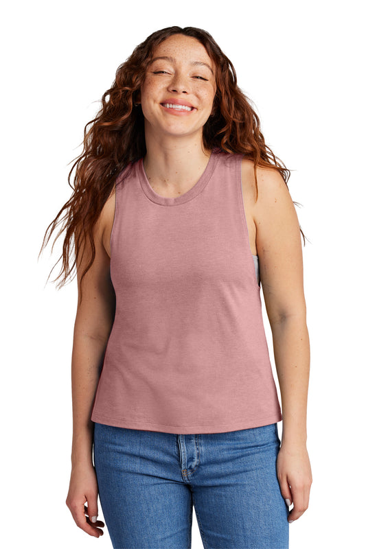 Allmade Women's Tri-Blend Muscle Tank AL2020 Vintage Rose