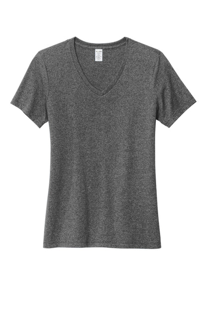 Allmade Women's Recycled Blend V-Neck Tee AL2303 Reloaded Charcoal Heather