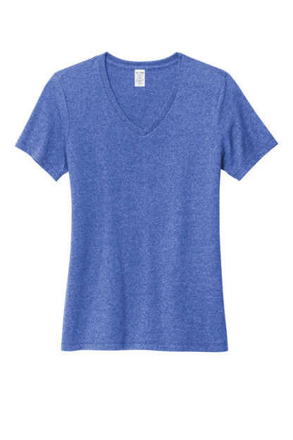 Allmade Women's Recycled Blend V-Neck Tee AL2303 Reused Royal Heather