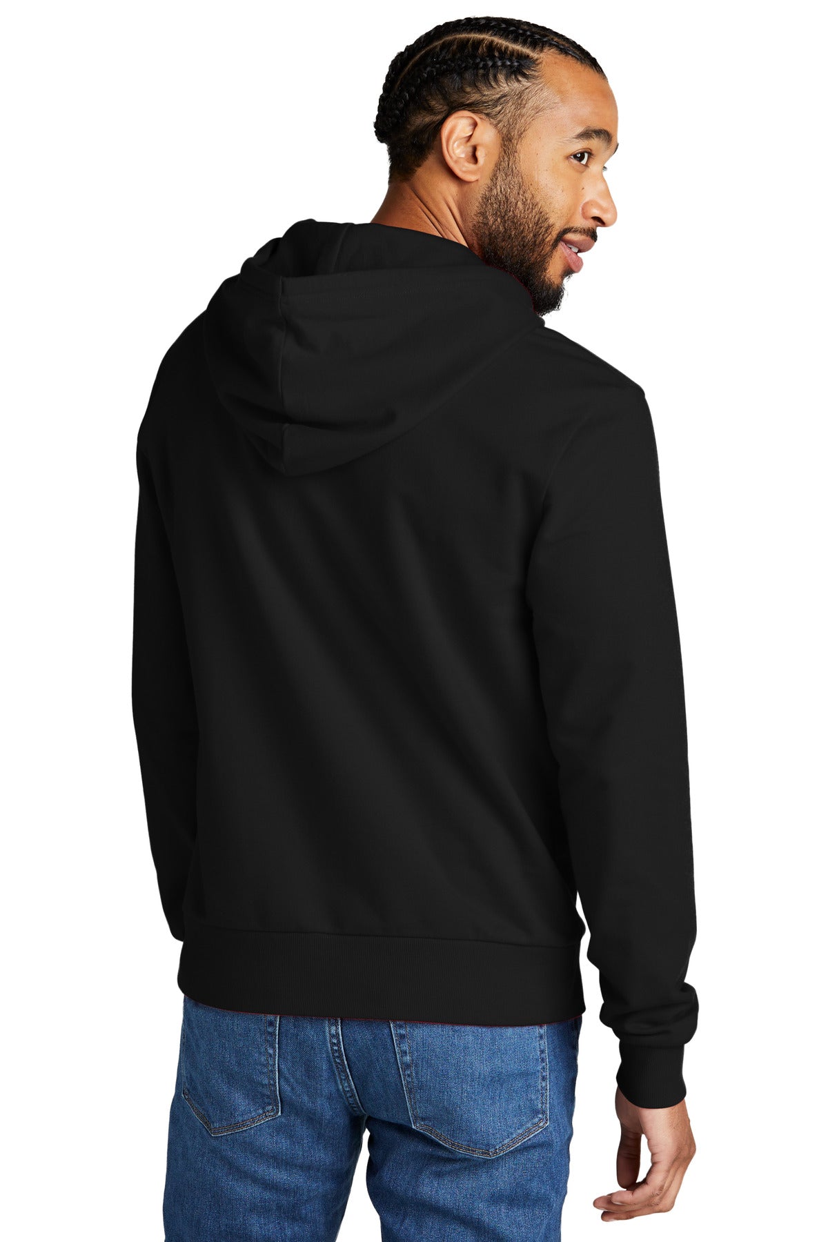 Allmade Unisex Organic French Terry Pullover Hoodie AL4000 Deep Black