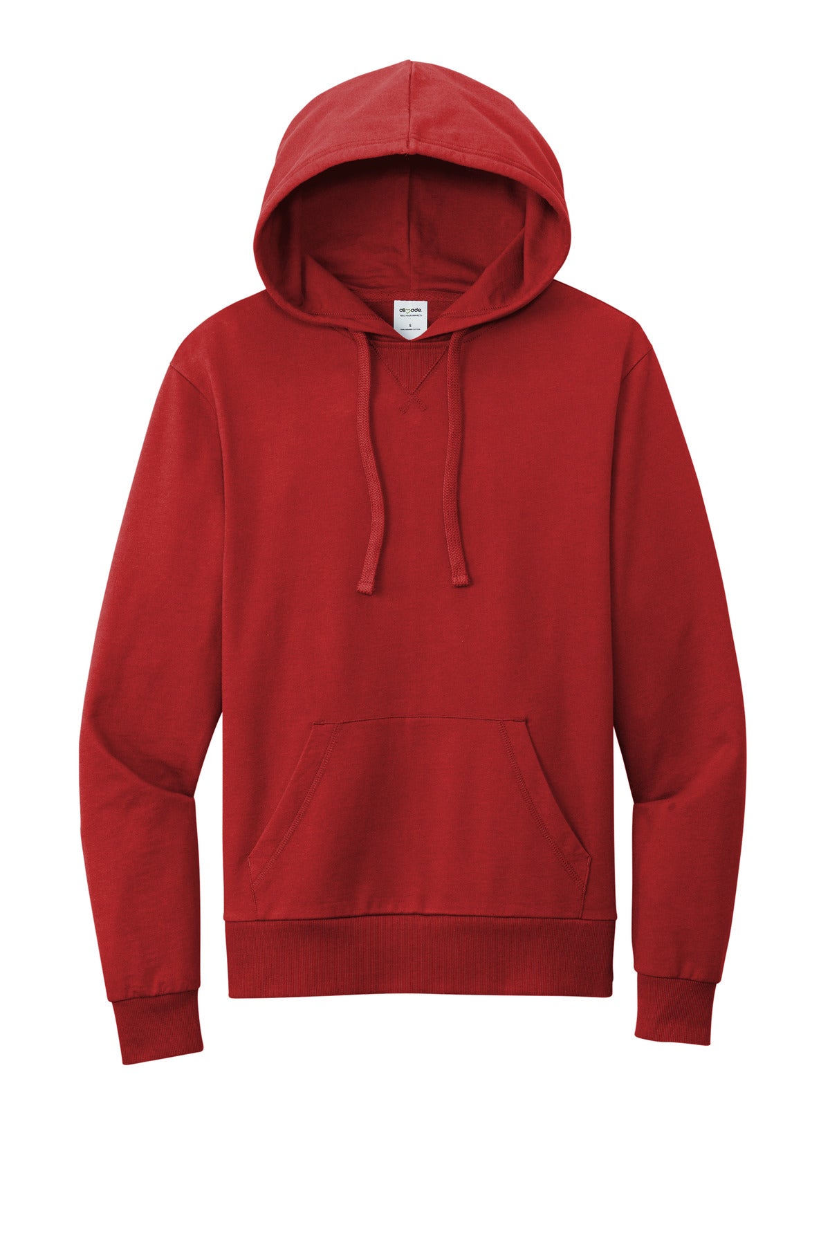 Allmade Unisex Organic French Terry Pullover Hoodie AL4000 Revolution Red