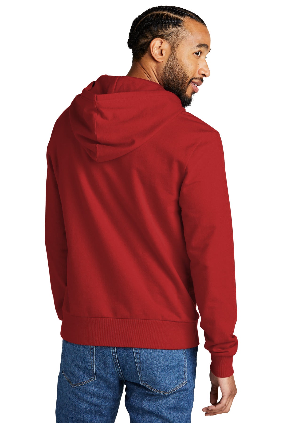 Allmade Unisex Organic French Terry Pullover Hoodie AL4000 Revolution Red