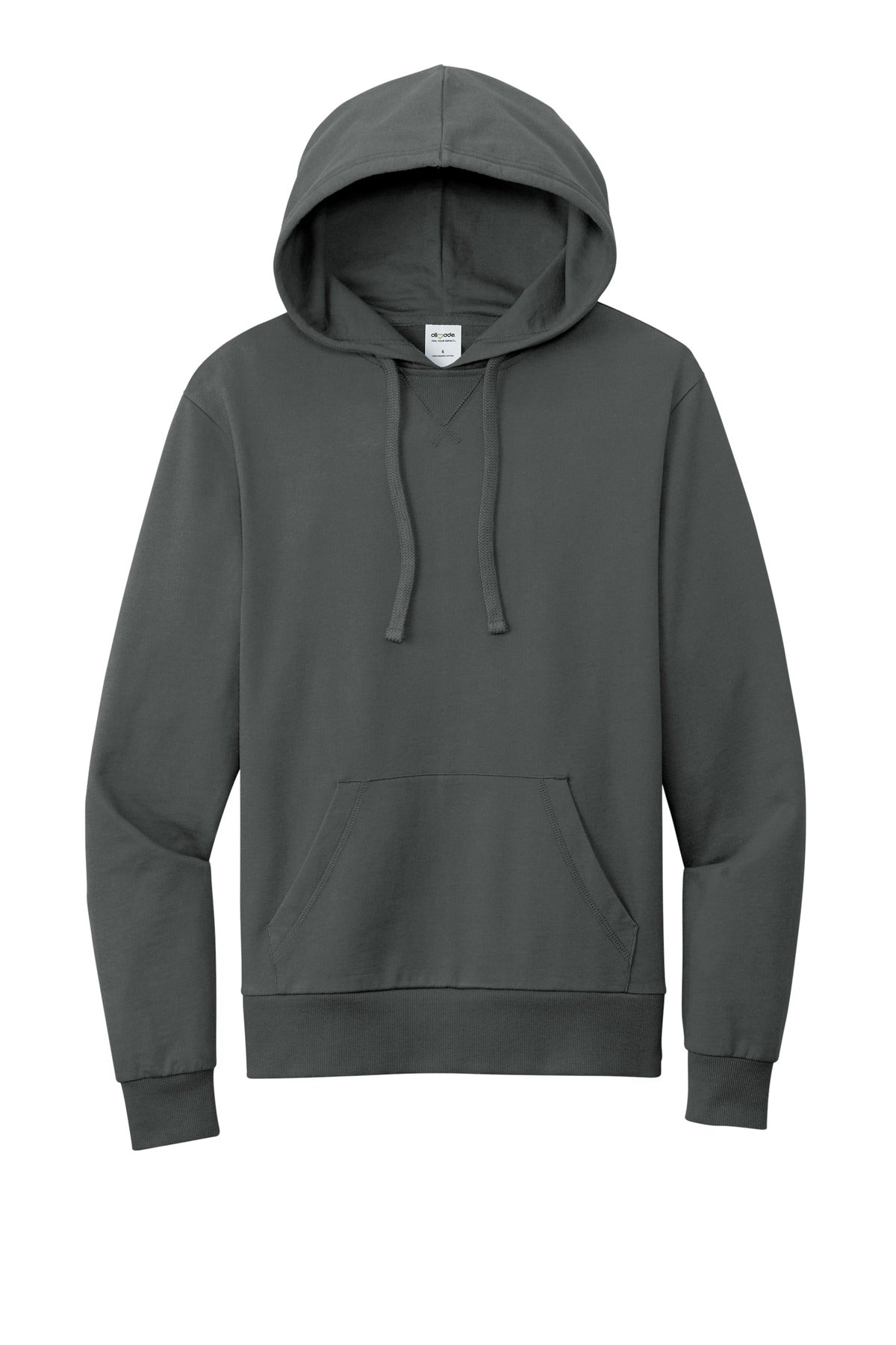 Allmade Unisex Organic French Terry Pullover Hoodie AL4000 Terrain Grey