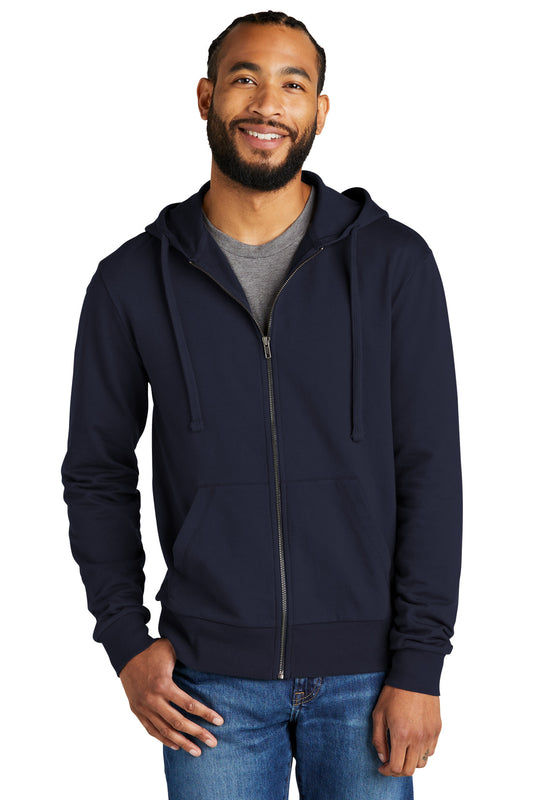 Allmade Unisex Organic French Terry Full-Zip Hoodie AL4002 Night Sky Navy