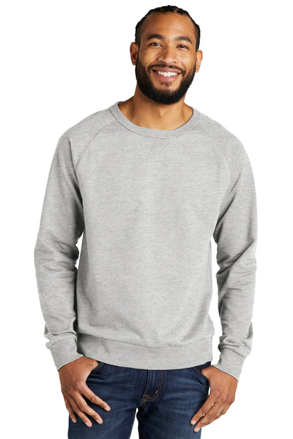 Allmade Unisex Organic French Terry Crewneck Sweatshirt AL4004 Granite Grey Heather