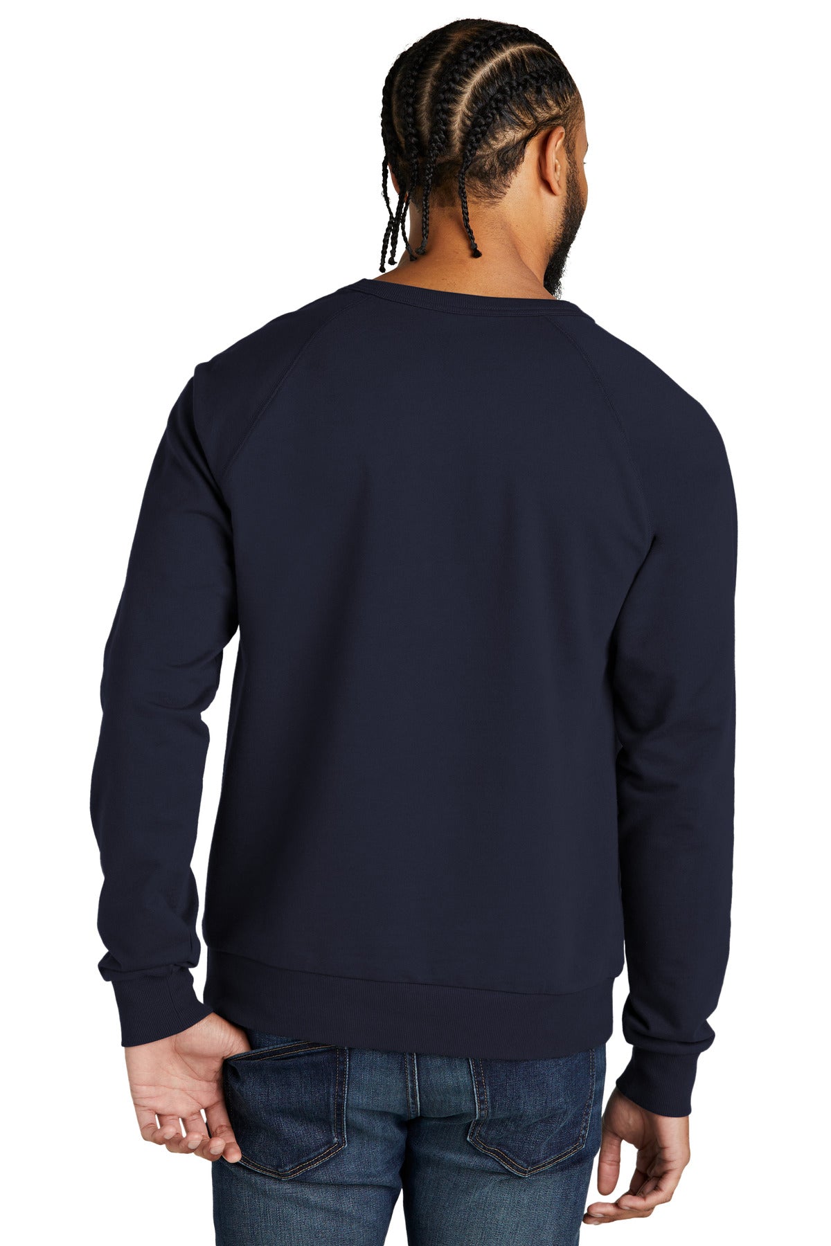 Allmade Unisex Organic French Terry Crewneck Sweatshirt AL4004 Night Sky Navy