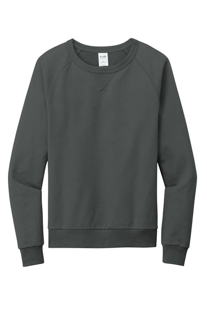 Allmade Unisex Organic French Terry Crewneck Sweatshirt AL4004 Terrain Grey