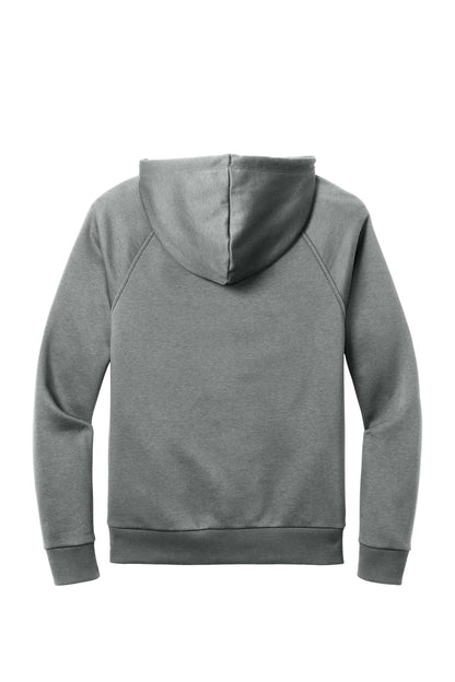 Allmade Unisex Organic CVC Fleece Pullover Hoodie AL5000 Aluminum Grey Heather