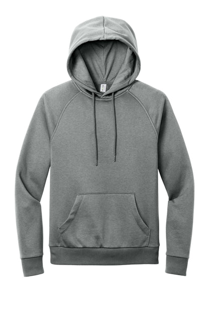 Allmade Unisex Organic CVC Fleece Pullover Hoodie AL5000 Aluminum Grey Heather