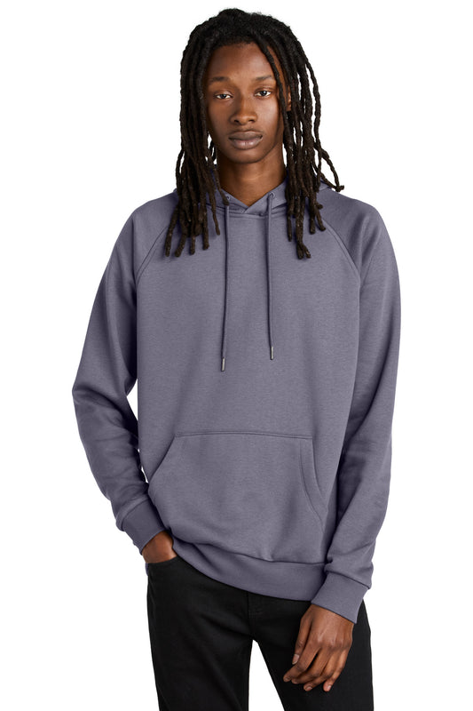 Allmade Unisex Organic CVC Fleece Pullover Hoodie AL5000 Cosmic Purple